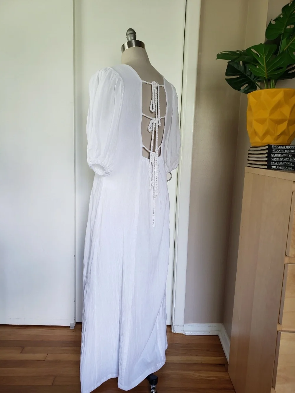 I'm On The Guest List White Party Boho Dress Size Small NEW